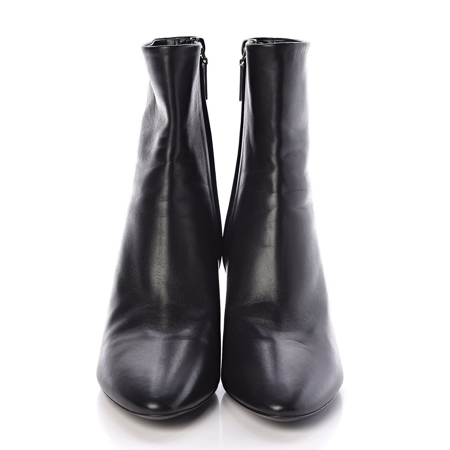 Nappa Vendome Loulou Ankle Zip Boots 39.5 Black
