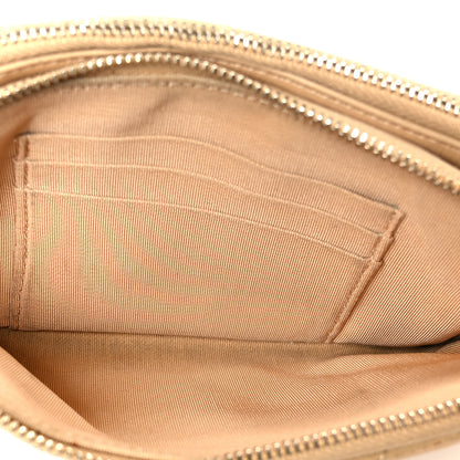 Chanel Metallic Caviar Quilted Small Clutch With Chain Gold 6 of 13