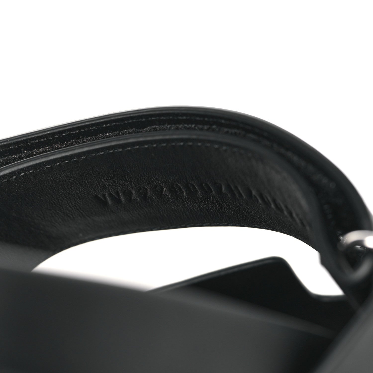 Hermes Calfskin Womens Chypre Sandals 40 Black 8 of 9
