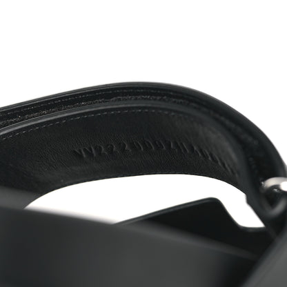 Hermes Calfskin Womens Chypre Sandals 40 Black 8 of 9