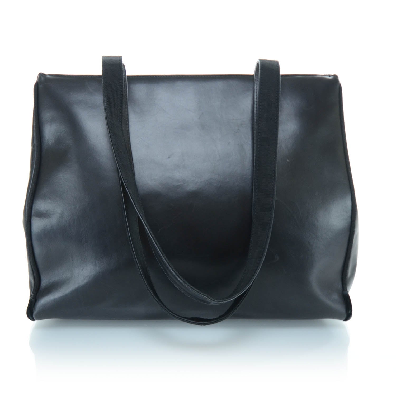 FASHIONPHILE SALVATOREFERRAGAMOLeatherToteBlack 3 of 12