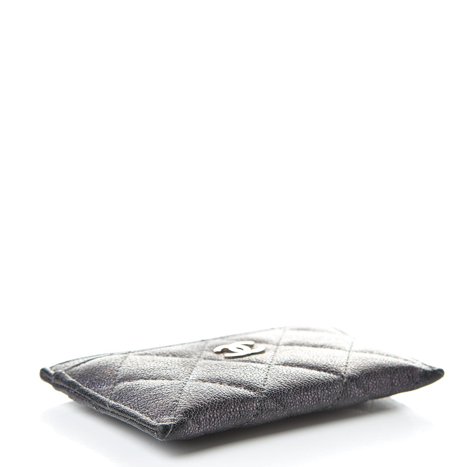 Chanel Iridescent Caviar Quilted Card Holder Black 4 of 9