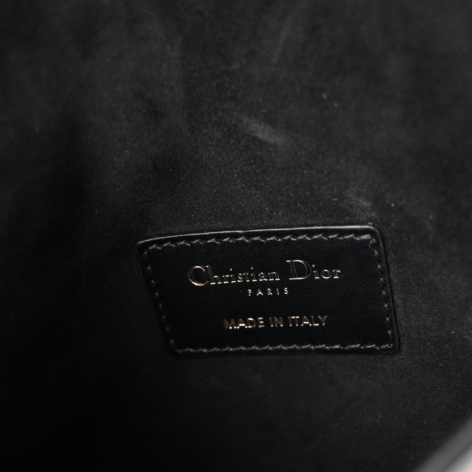 Christian Dior Calfskin Saddle Belt Bag Black 6 of 9