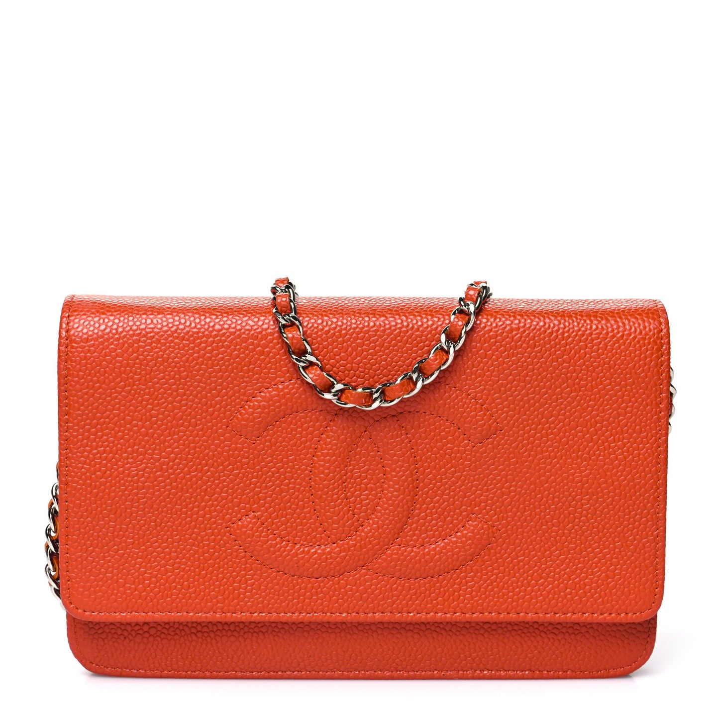 Caviar Timeless CC Wallet On Chain WOC Orange