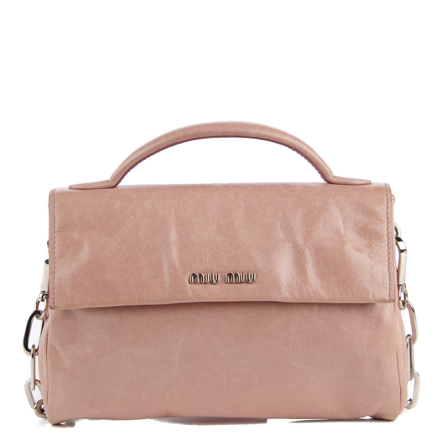 Vitello Shine Crossbody Bag Mughetto