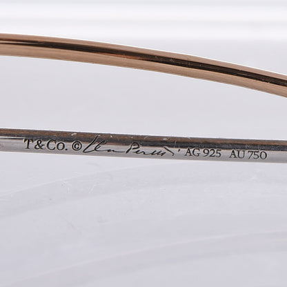 Tiffany 18K Yellow Gold Sterling Silver Elsa Peretti 5 Row Wave Bracelet 3 of 3