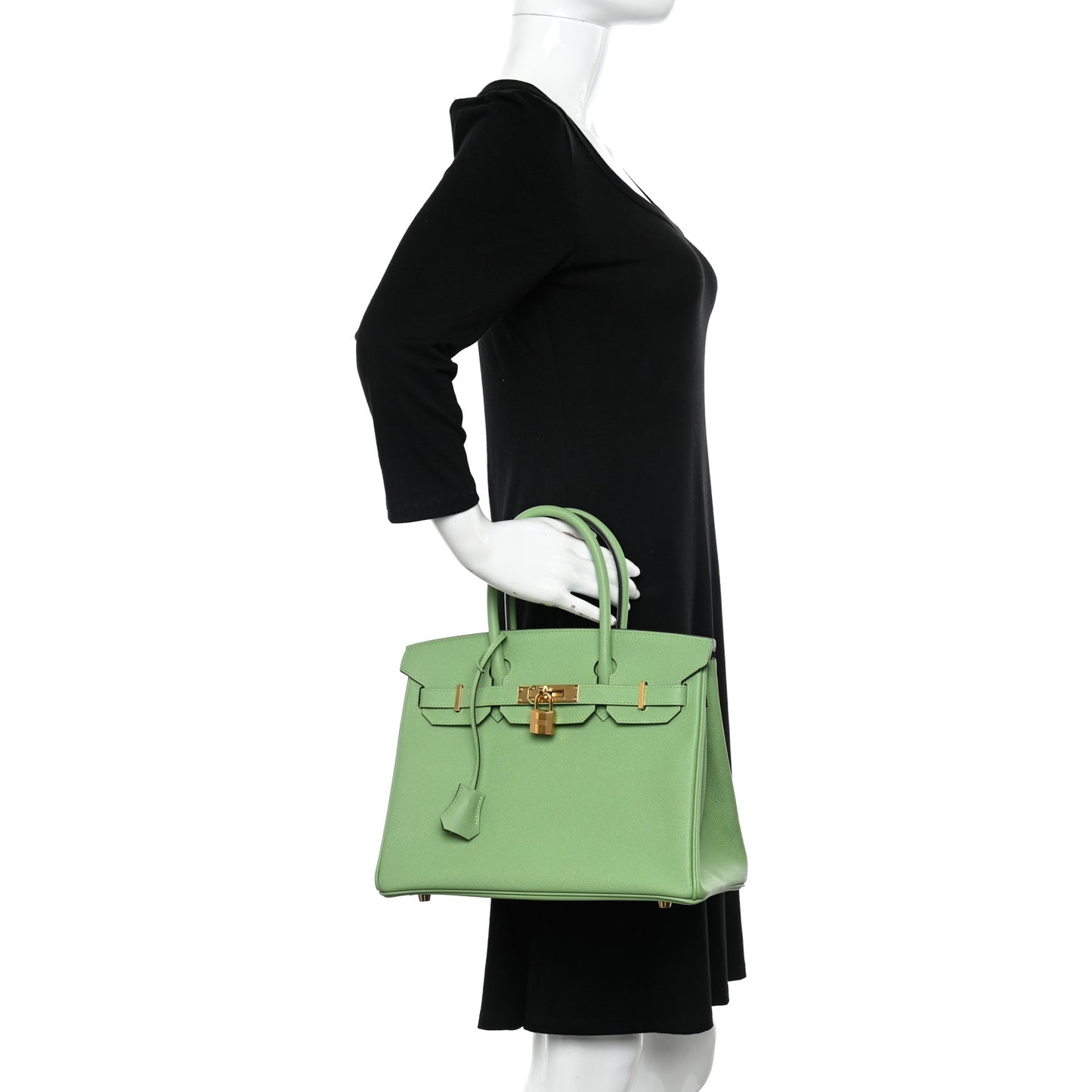 Epsom BIRKIN 30 Vert Criquet