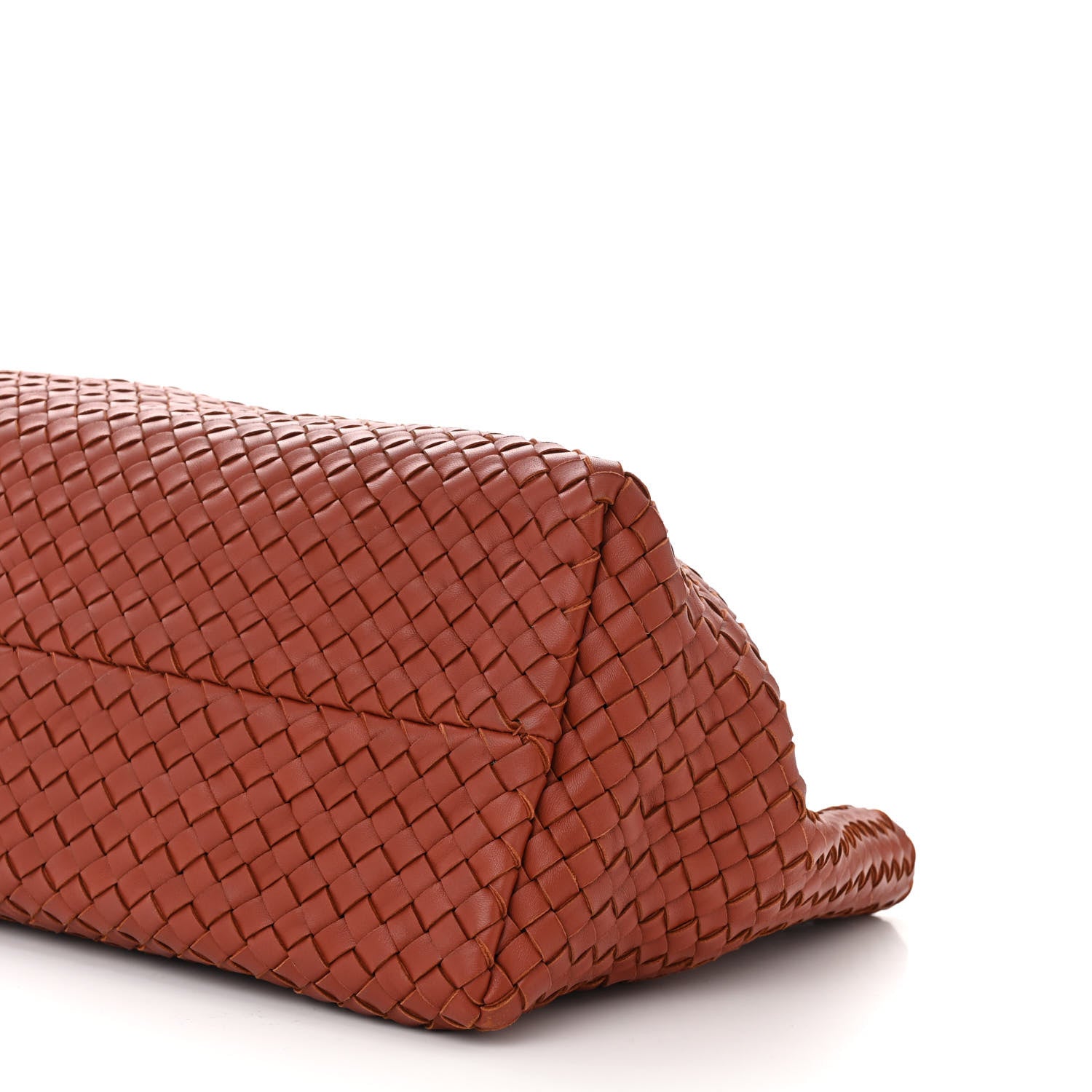 Bottega Veneta Lambskin Intreccio Medium Cabat Rust 10 of 10