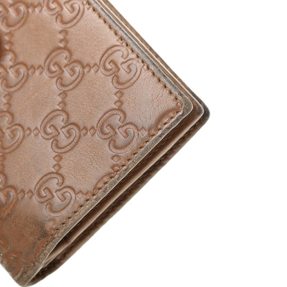 Gucci Guccissima Twins Continental Flap Wallet Brown 12 of 14