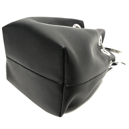 Jimmy Choo Calfskin Bon Bon Bag Bucket Bag Black 9 of 9