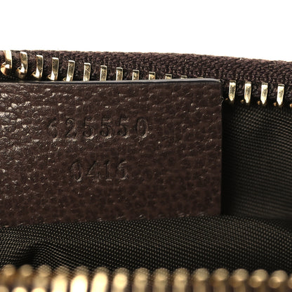 Gucci GG Supreme Monogram Textured Calfskin Web Medium Ophidia Cosmetic Case Beige Ebony New Acero 7 of 7