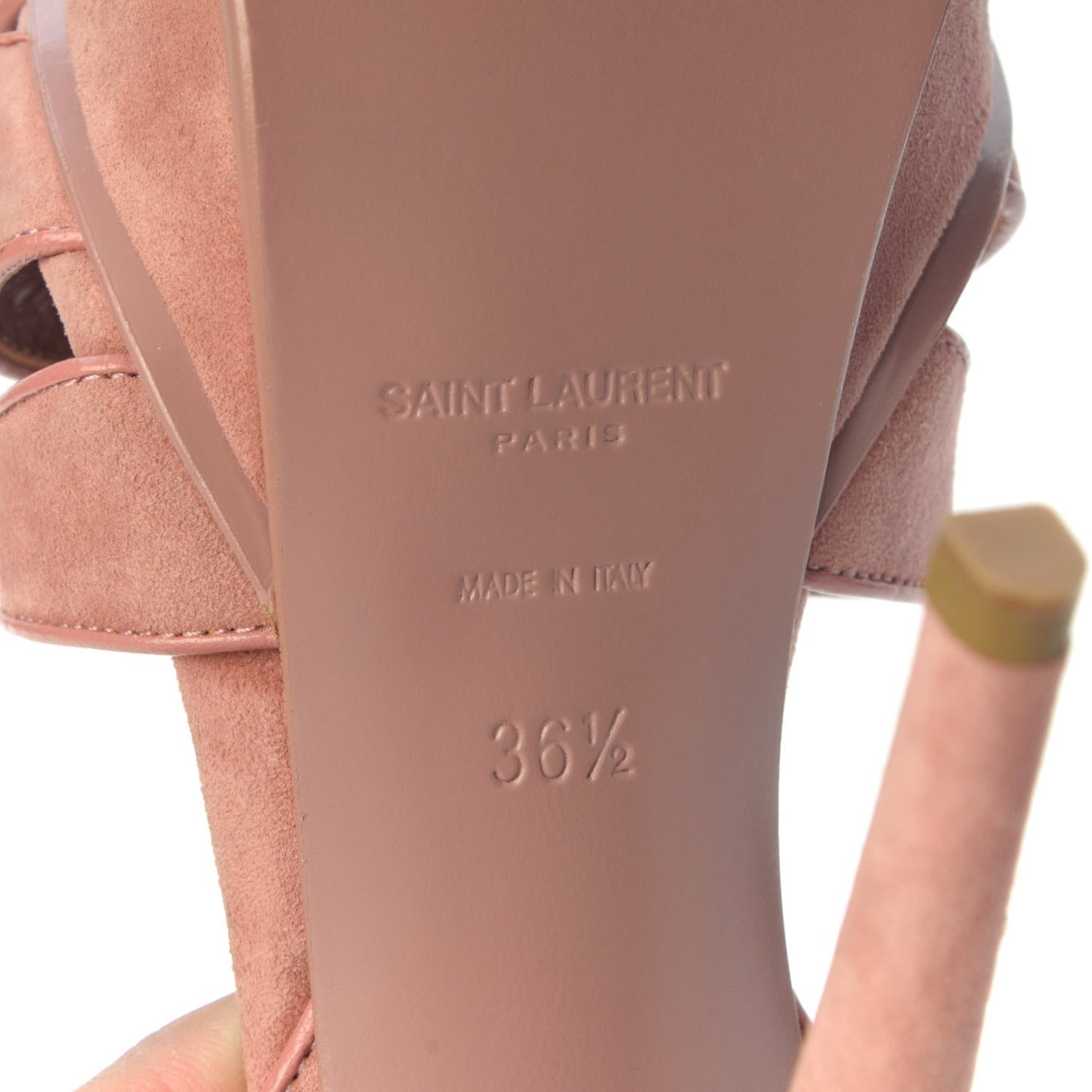 Suede Tribute 105 Platform Sandals 36.5 Rose Dark
