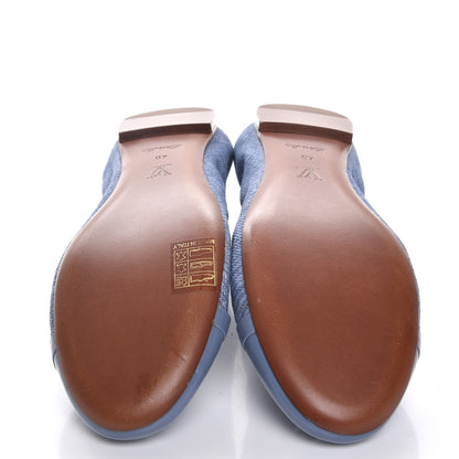 Louis Vuitton Canvas Elba Ballerina Flats 40 Marine 5 of 8