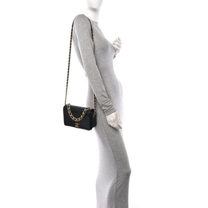 Chanel Caviar Quilted Small Fashion Therapy Flap Bag Black 2 of 11
