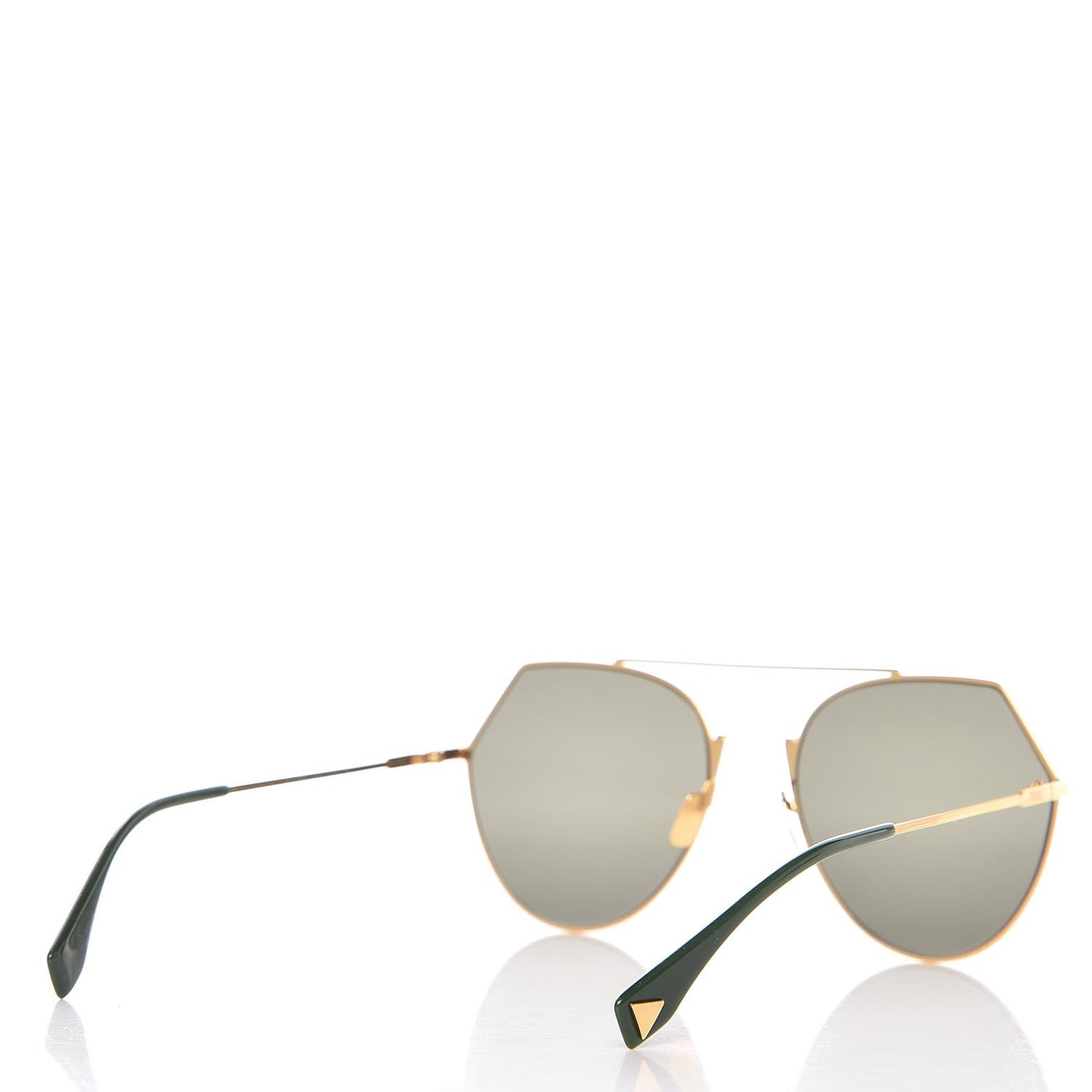 Metal Geometric Sunglasses FF 0194/S Gold