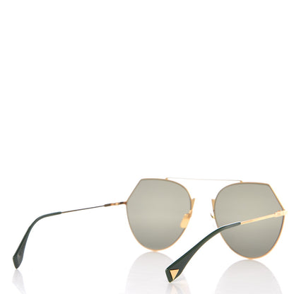 Fendi Metal Geometric Sunglasses FF 0194/S Gold 4 of 7