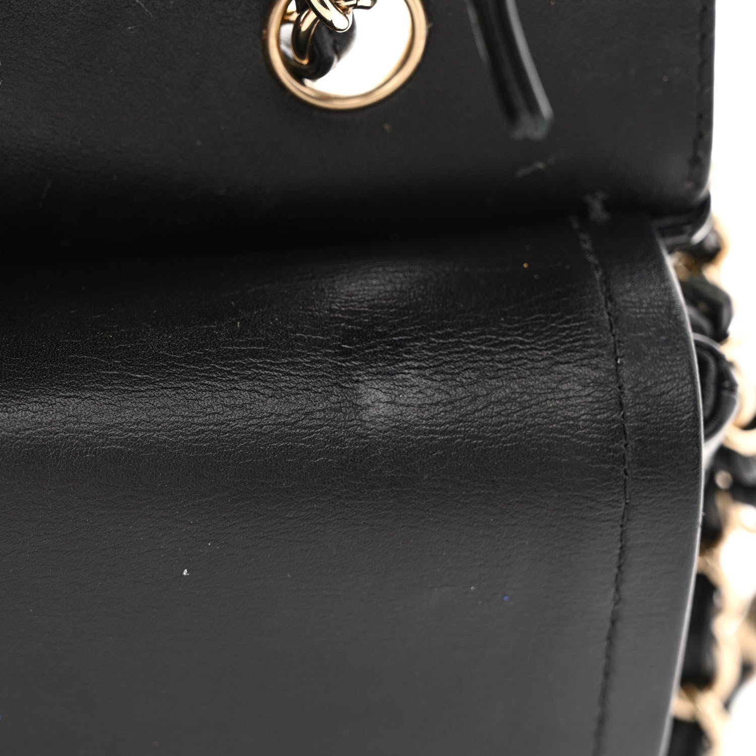 Chanel Patent Quilted Medium Double Flap Black 14 of 15