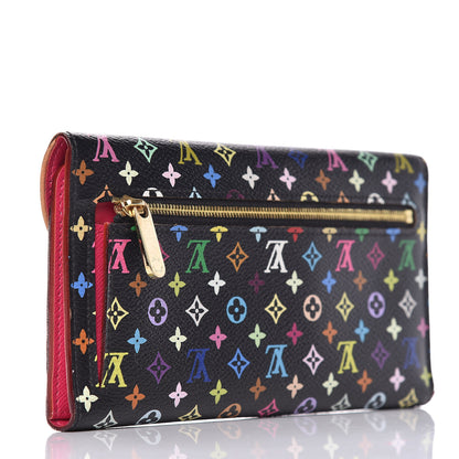 Louis Vuitton Monogram Multicolor Eugenie Wallet Black Grenade 3 of 9