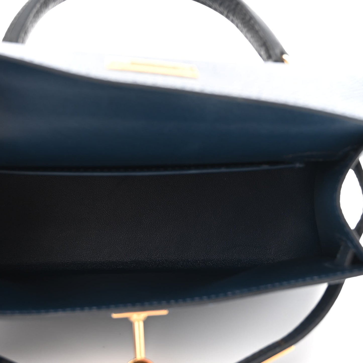 Epsom Mini Kelly Sellier 20 Bleu De Prusse Bleu Nuit