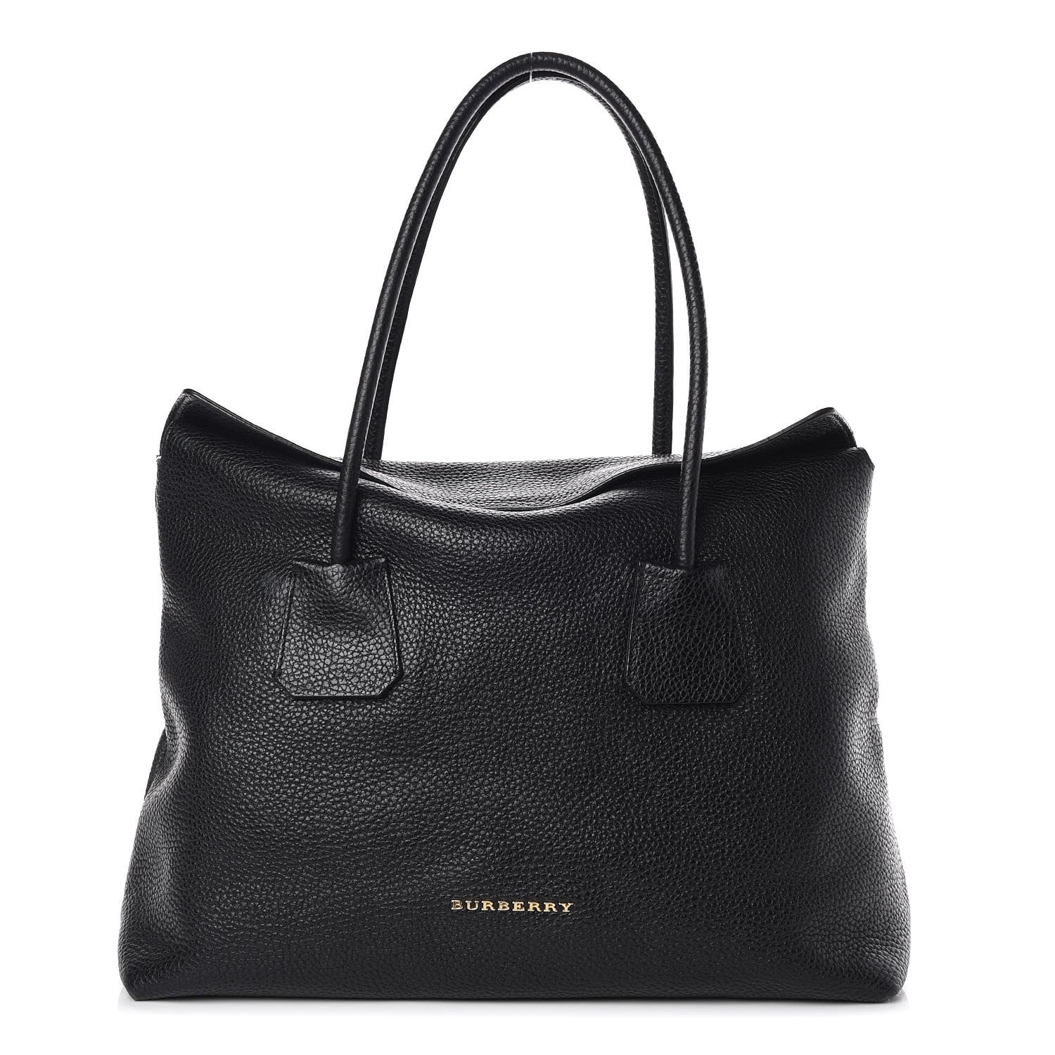 Burberry London Grainy Calfskin Medium Baynard Tote Black 1 of 11