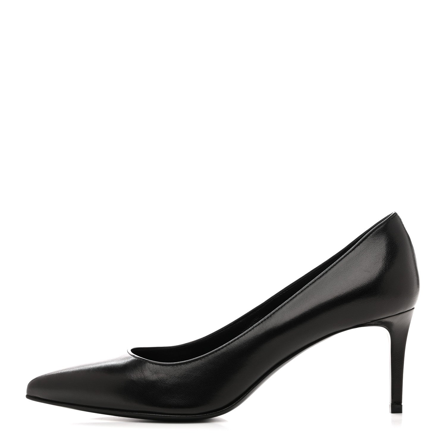 Saint Laurent Calfskin Anja 85 Pumps 36 Black 1 of 10