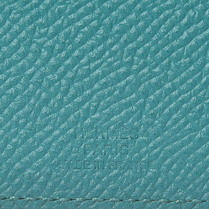Hermes Epsom Tarmac PM Passport Holder Bleu Paon 7 of 7