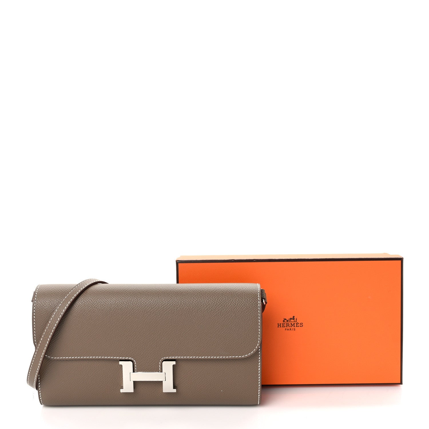 Hermes Epsom Constance Long To Go Wallet Etoupe 9 of 9