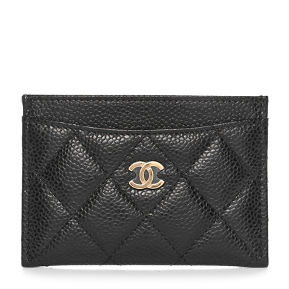 Chanel Caviar Quilted Card Holder Black 1 of 9