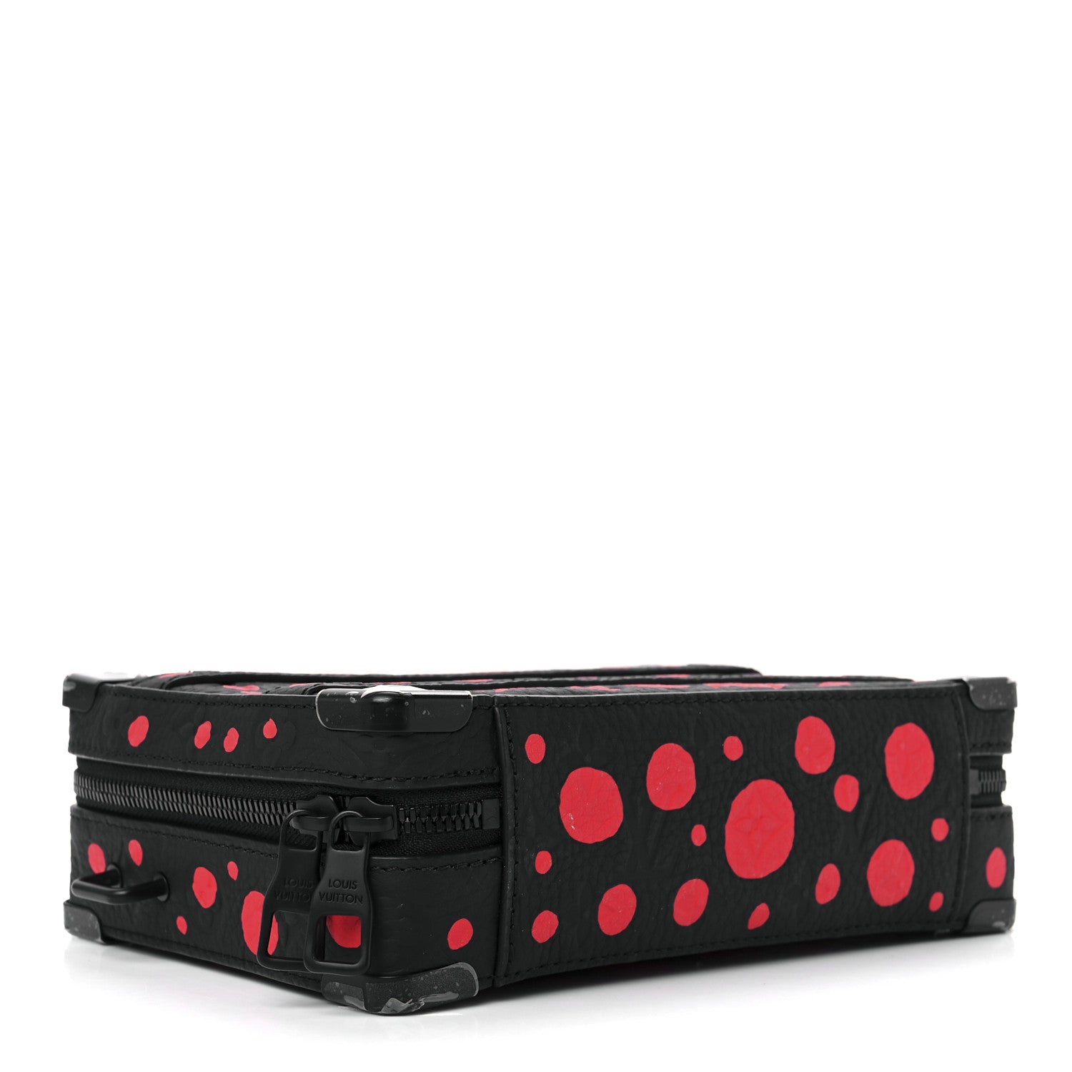 Louis Vuitton LV X YK Taurillon Monogram Handle Soft Trunk Black Red 4 of 13