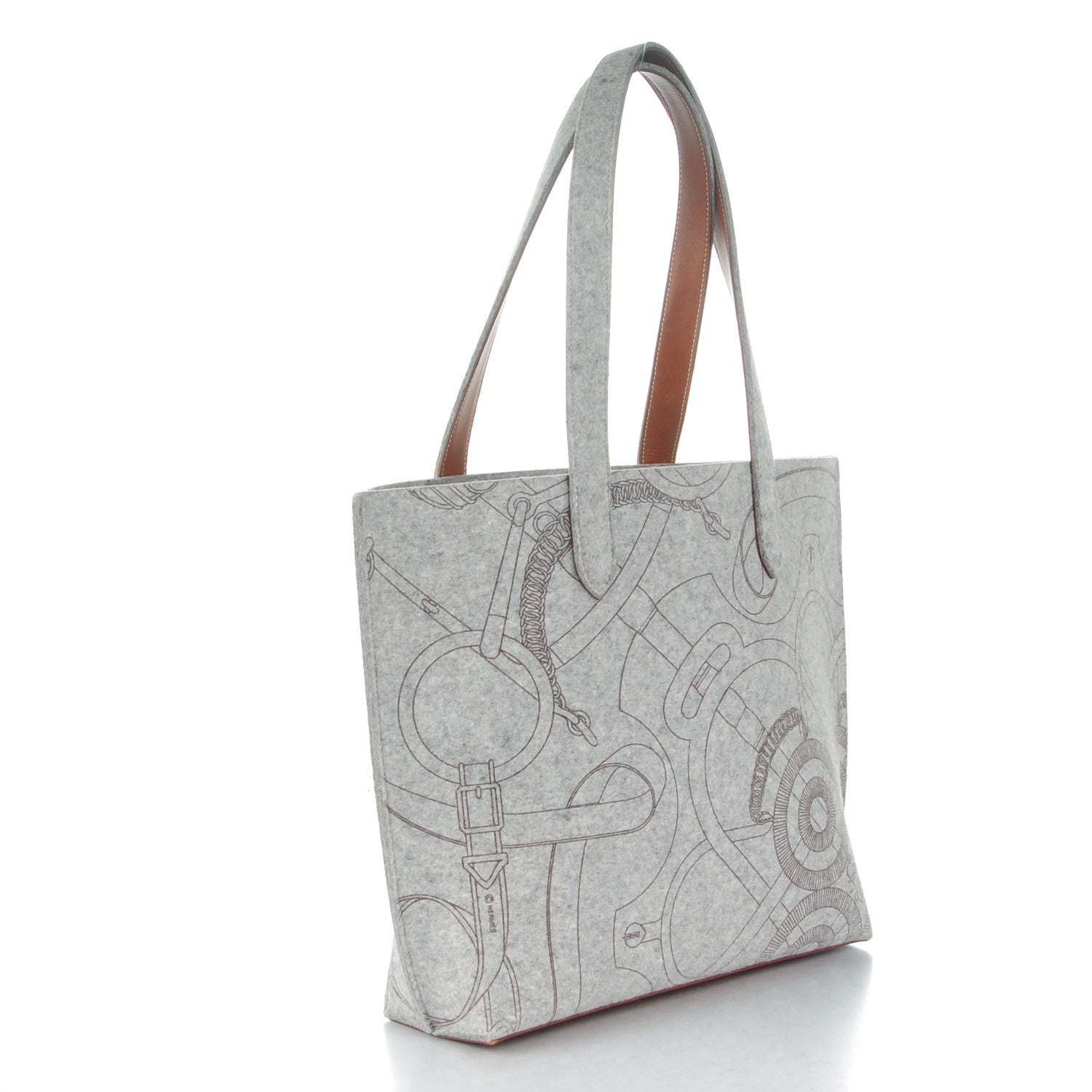 Hermes Felt Eperon d'Or Carrimi Tote MM 3 of 14