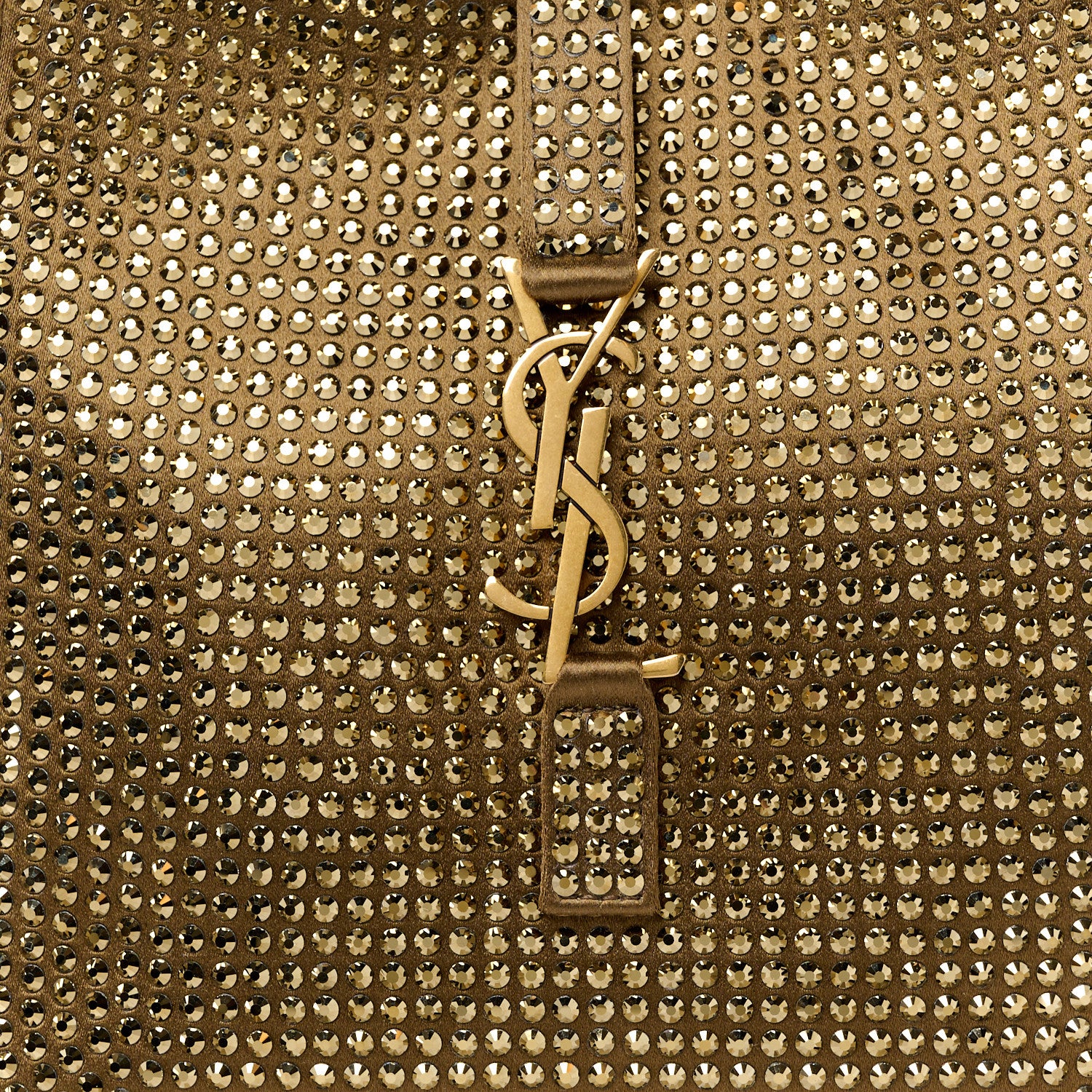 Saint Laurent Satin Crystal Baby Le 5 A 7 Supple Hobo Astres 8 of 10