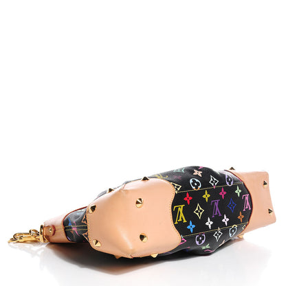 Louis Vuitton Monogram Multicolor Judy MM Black 4 of 7