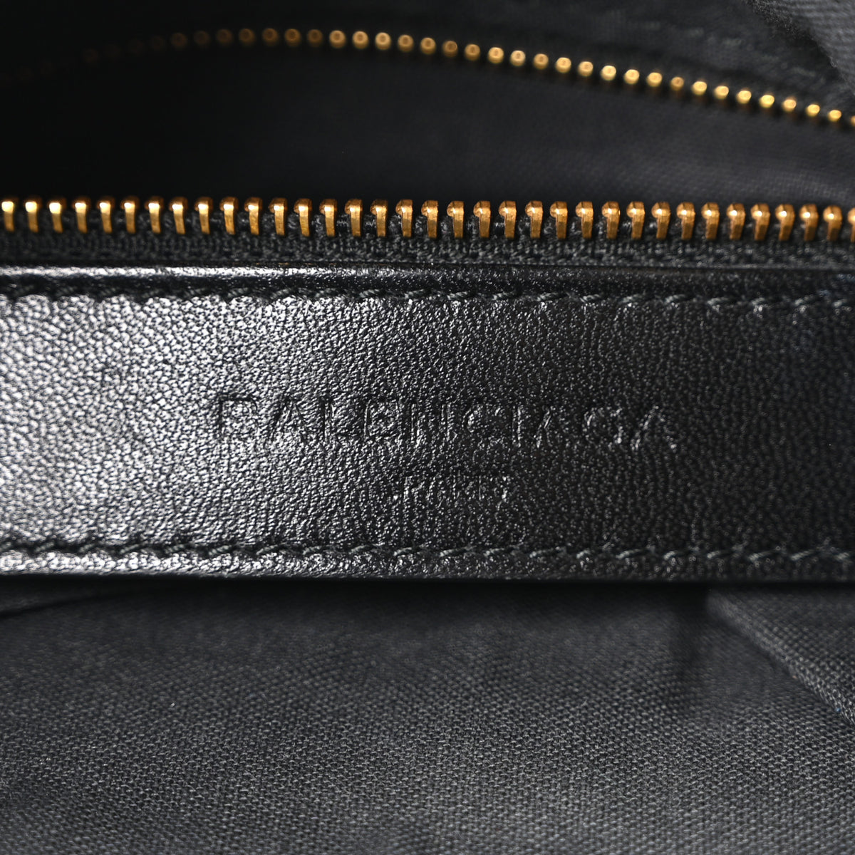 Balenciaga Chevre Gold Metallic Edge Hardware Town Black 7 of 11