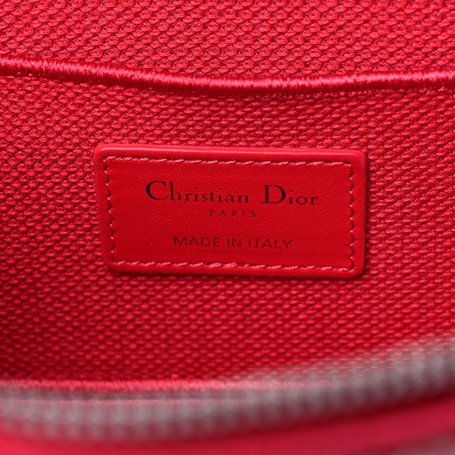Christian Dior Canvas Embroidered Toile De Jouy Small Travel Vanity Case Fuchsia 5 of 6