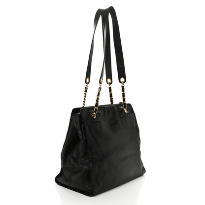 Chanel Lambskin CC Shoulder Bag Black 2 of 12