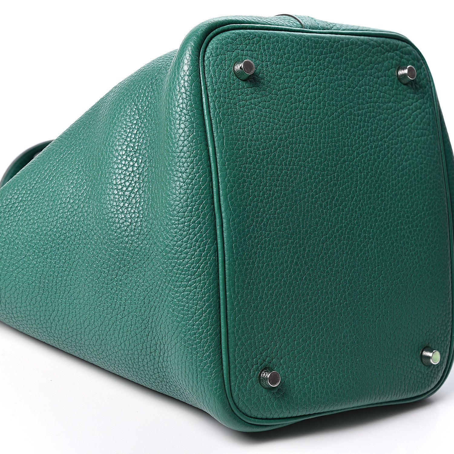 Hermes Taurillon Clemence Picotin Lock 18 PM Vert Vertigo 7 of 9