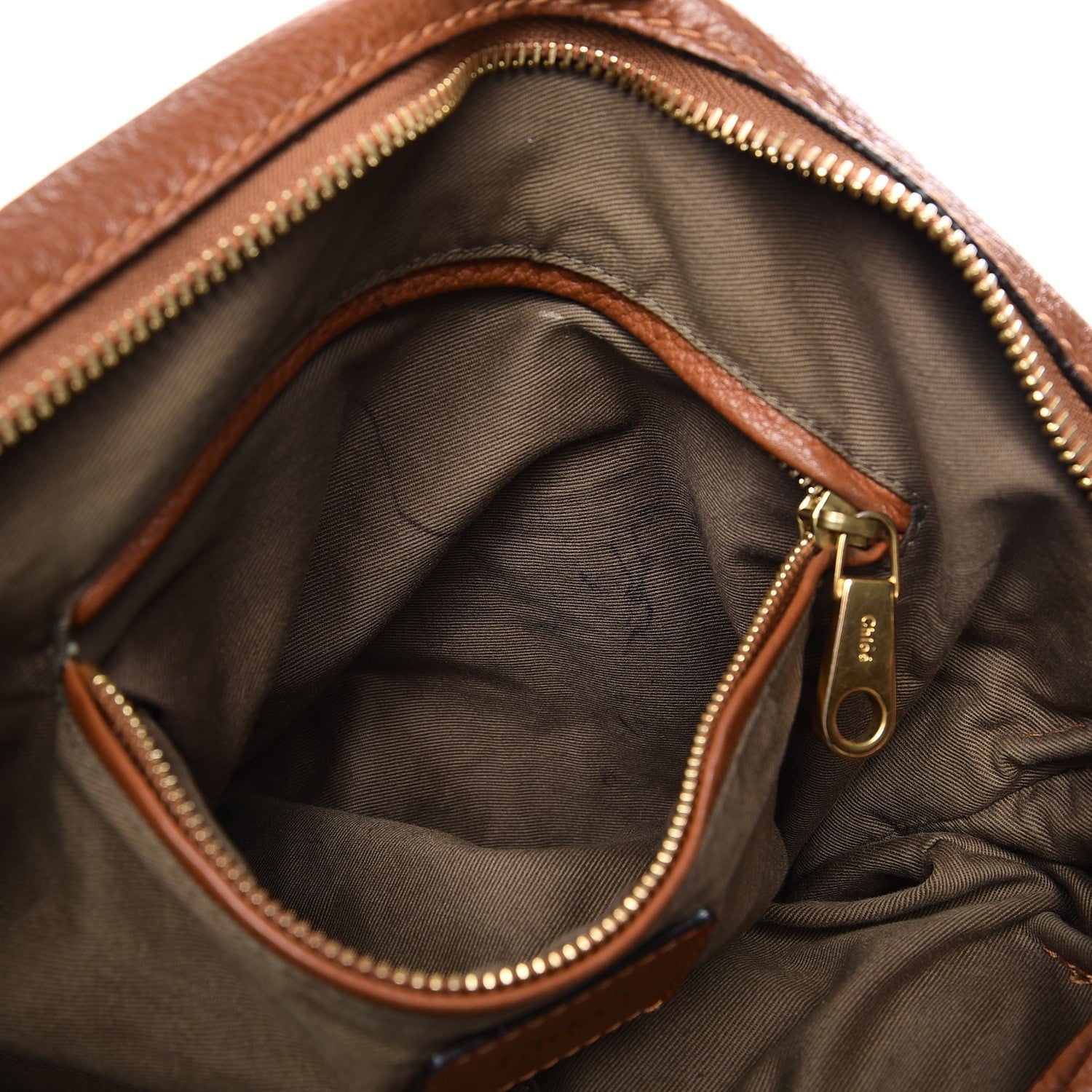 Chloe Calfskin Large Marcie Satchel Tan 13 of 25