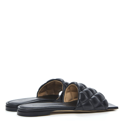 Bottega Veneta Nappa Matelasse Padded Flat Sandals 35 Black 4 of 8