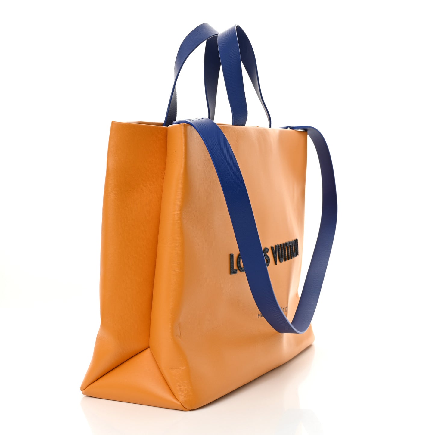 Cowhide Shopper Bag MM Safran