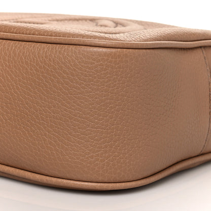 Gucci Pebbled Calfskin Small Soho Disco Bag Camelia 11 of 11