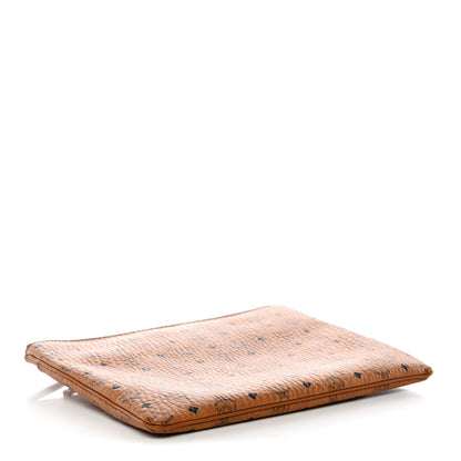 MCM Visetos Medium Crossbody Pouch Cognac 4 of 12