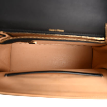 Delvaux Calfskin MM Tempete Satchel Black 5 of 10