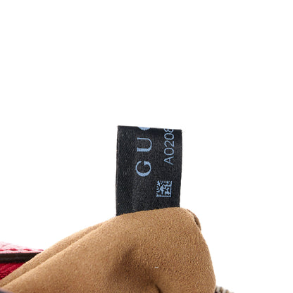 Gucci GG Supreme Monogram Tian Web Camera Bag Beige Multicolor Red 8 of 15