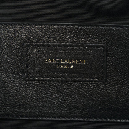 Saint Laurent Lambskin Quilted Maxi Icare Shopping Tote Black 8 of 12