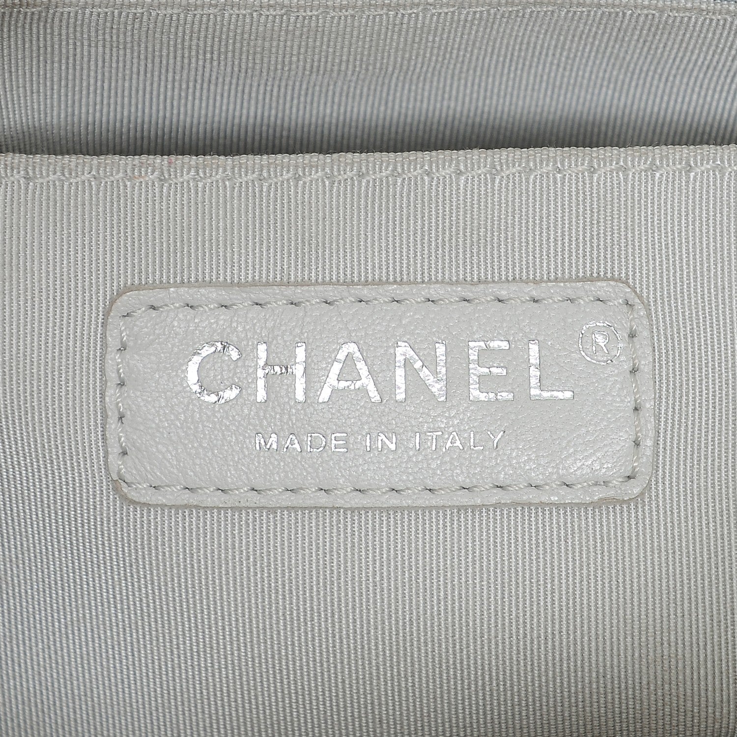 Chanel Metallic Calfskin Chevron Quilted Small Urban Spirit Backpack Silver 6 of 6