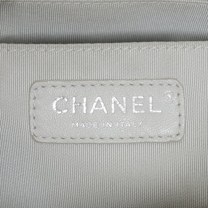 Chanel Metallic Calfskin Chevron Quilted Small Urban Spirit Backpack Silver 6 of 6