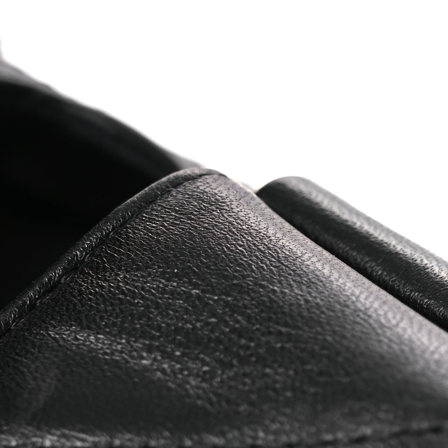 Nappa Quilted Padded Logo Platform Slide Sandals 39.5 Black