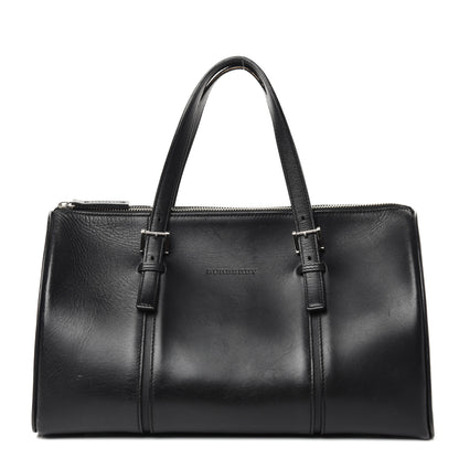 Burberry Calfskin Bowling Bag Black 1 of 9