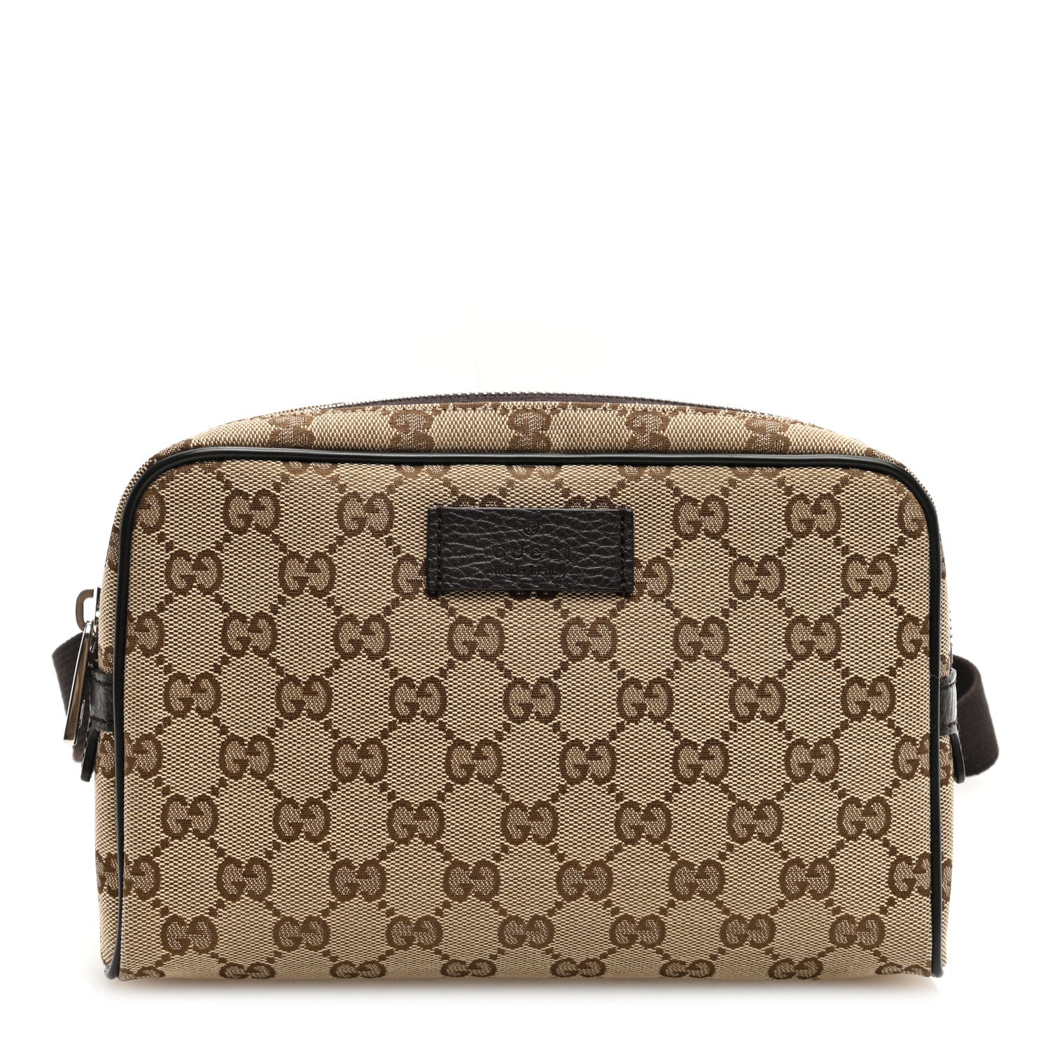 Gucci Monogram Belt Bag Dark Brown 1 of 10