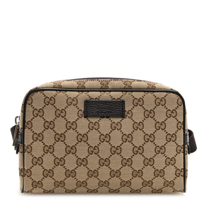 Gucci Monogram Belt Bag Dark Brown 1 of 10